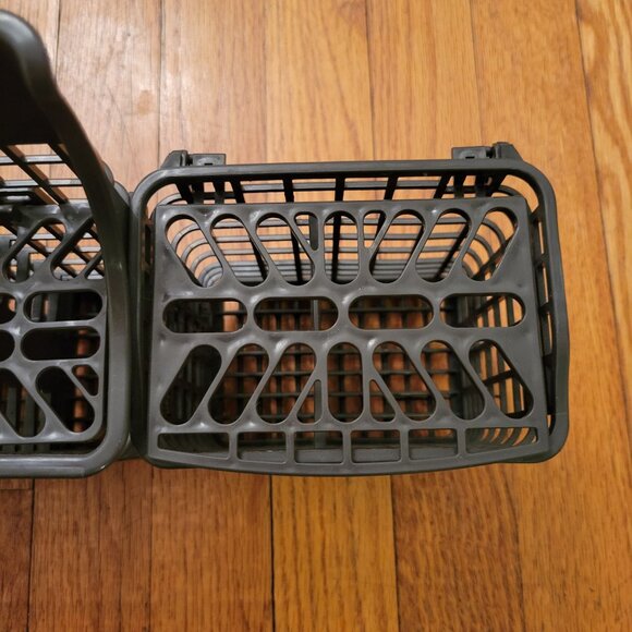 OEM Kenmore Dishwasher Silverware Gray Basket Replacement 3 Sections Handle W113 - Picture 8 of 11